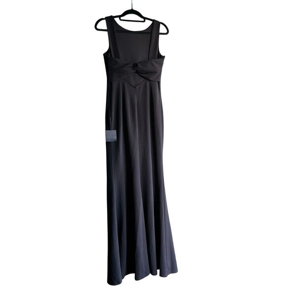 Lulus medium black formal Maxi Dress new *2 tiny fabric picks* - Picture 7 of 15